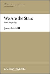 We are the Stars SATB choral sheet music cover